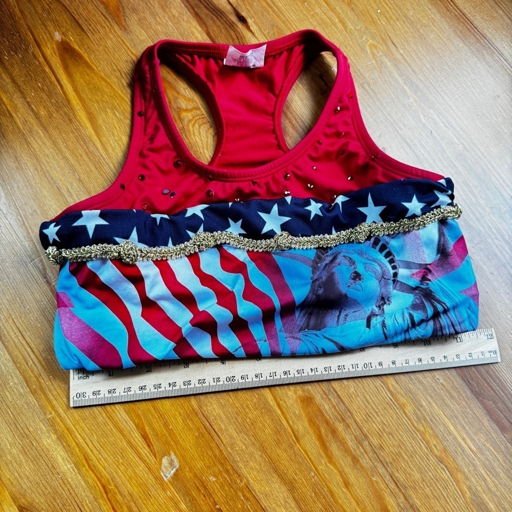 Statue of Liberty sports bra shirt